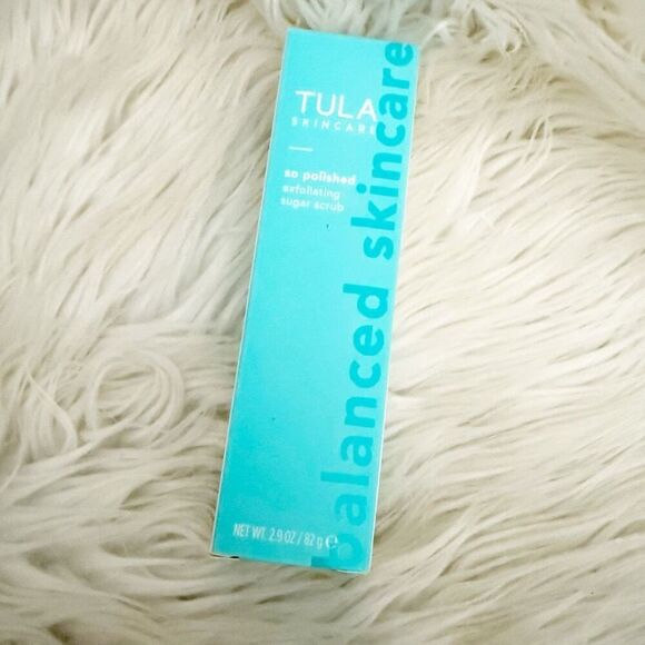 TULA | NIB Skincare So Polished Exfoliating Sugar Scrub  Exfoliator | 2.9 oz - Picture 2 of 15